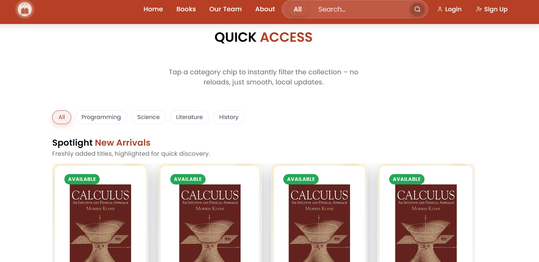 Library Management System gallery image 5