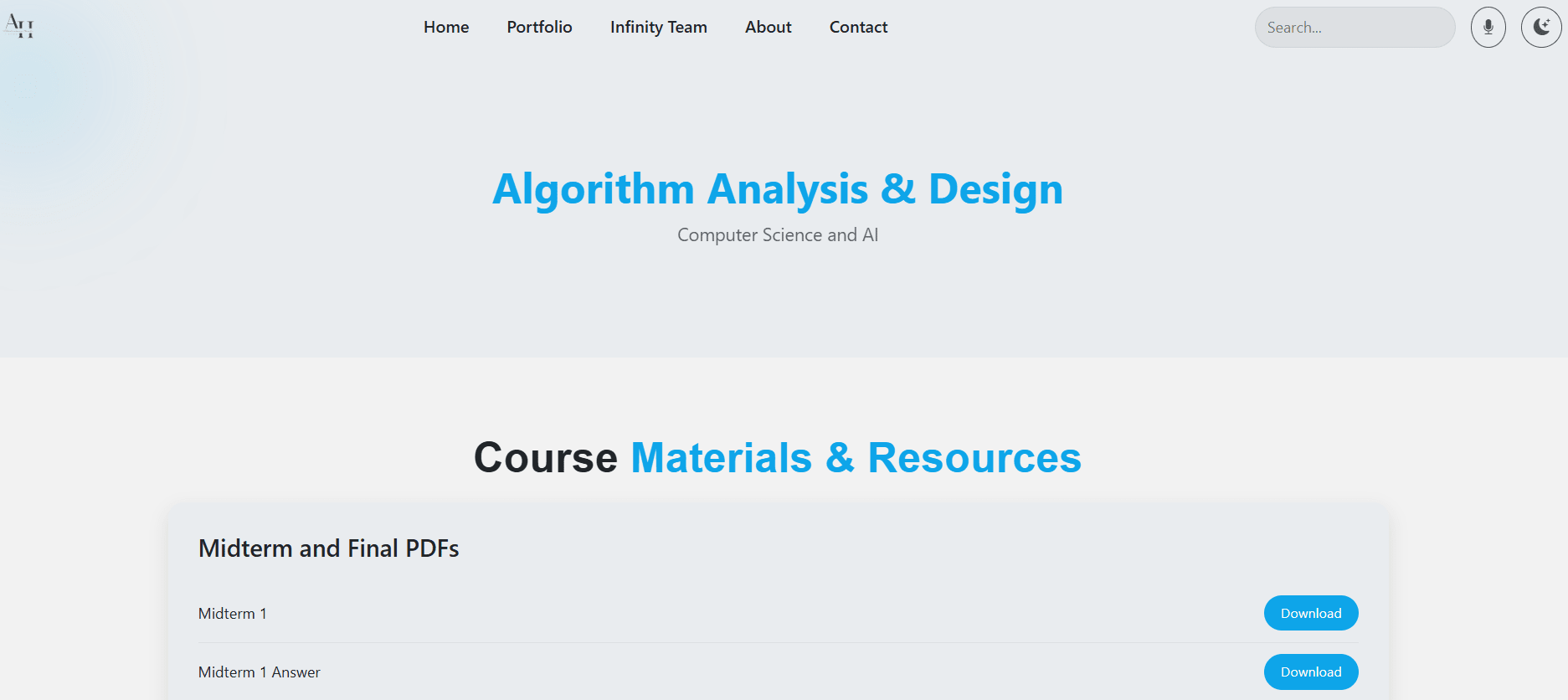 Personal Portfolio & Infinity Team Platform gallery image 6