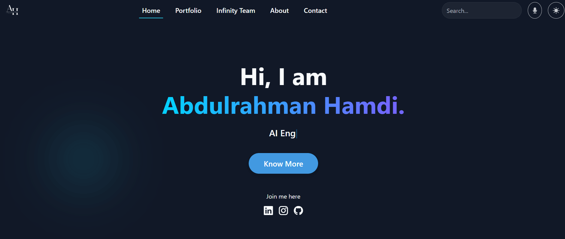 Personal Portfolio & Infinity Team Platform gallery image 5