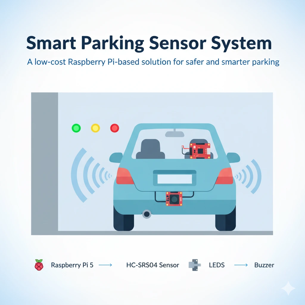 Smart Parking Sensor System (Raspberry Pi 5 + HC-SR04)