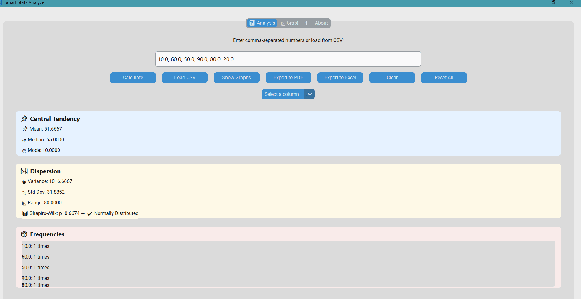 Smart Stats Analyzer