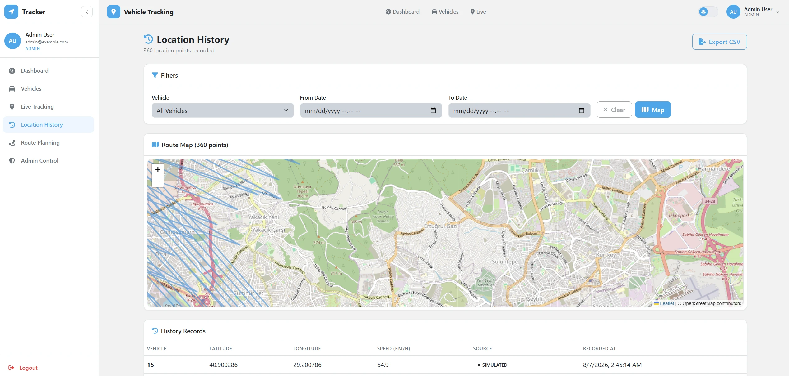Vehicle Tracking & Planning System gallery image 3